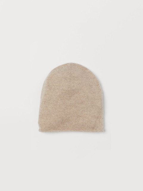 

H&M Women Beige Cashmere Hat