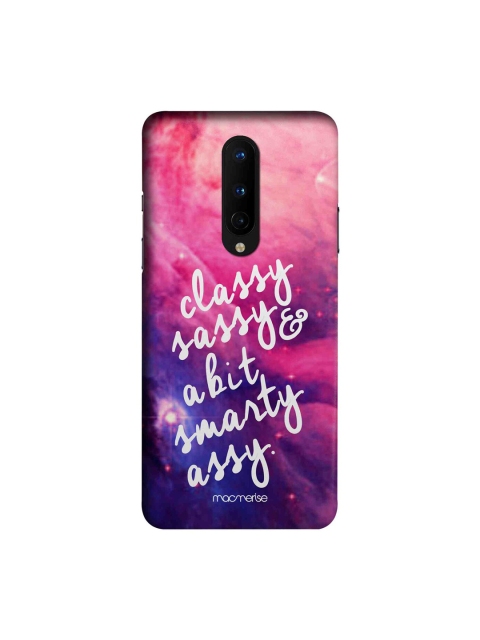 

macmerise Pink & Blue Smarty Assy OnePlus 8 Back Case