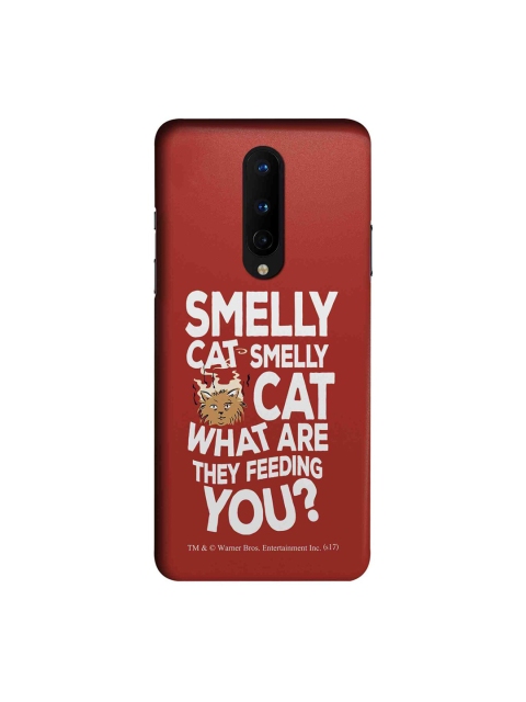 

macmerise Red & White Friends Smelly Cat OnePlus 8 Back Cover