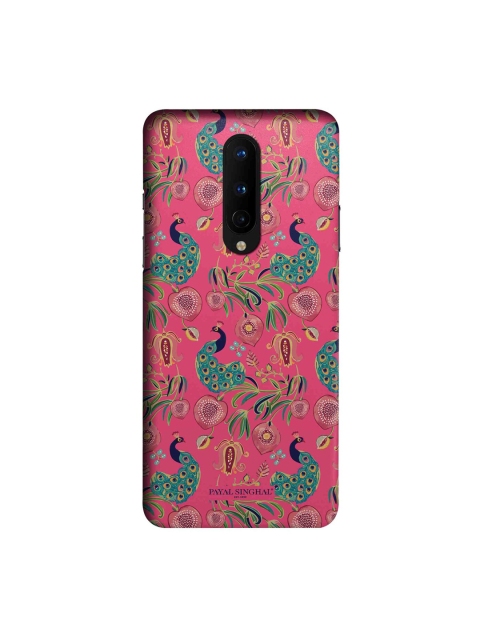 

macmerise Pink & Green Payal Singhal Anaar & Mor OnePlus 8 Back Cover