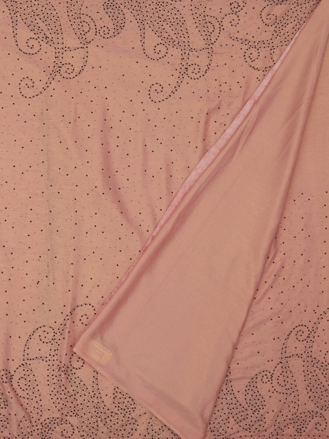 

Pothys Pink Embellished Poly Georgette Saree