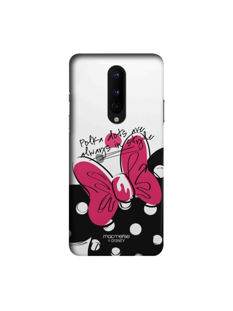 

macmerise White & Black Polka Minnie OnePlus 8 Back Cover