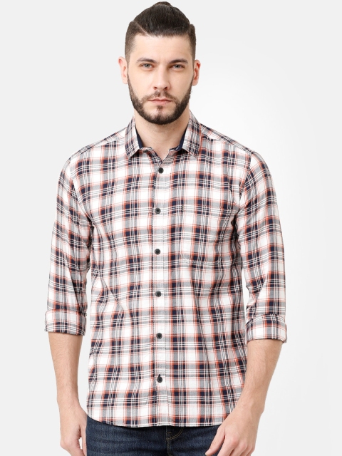 

Voi Jeans Men Multicoloured Slim Fit Checked Casual Shirt, Multi