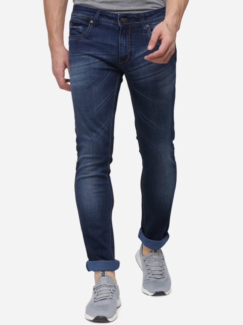 

Greenfibre Men Blue Slim Fit Mid-Rise Clean Look Jeans