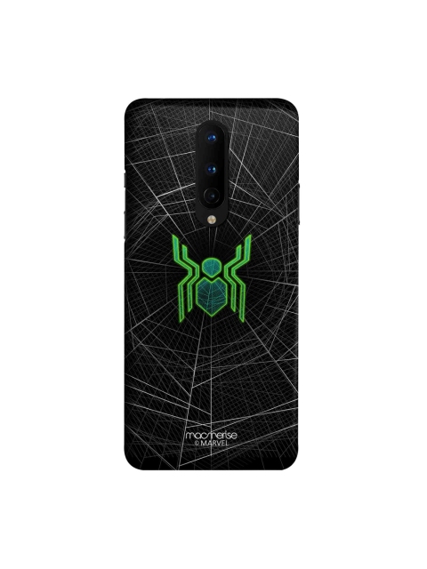 

macmerise Black & Green Marvel Comics Spiderman Logo Web OnePlus 8 Back Case