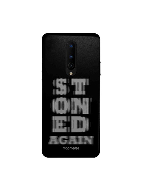 

macmerise Black & Grey Stoned Again OnePlus 8 Back Case