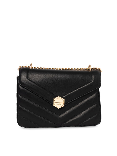 

ALDO Black Solid Sling Bag