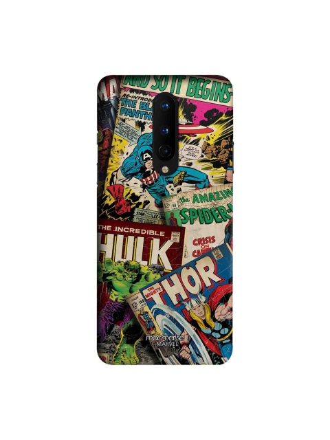 

macmerise Blue & Beige Marvel Comics Collection OnePlus 8 Back Cover