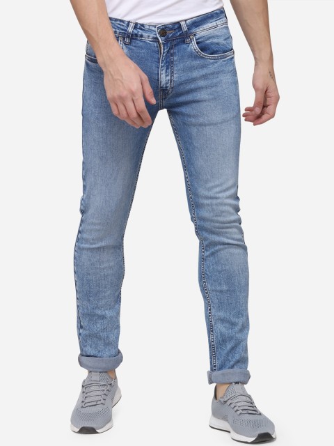 

Greenfibre Men Blue Slim Fit Mid-Rise Clean Look Stretchable Jeans