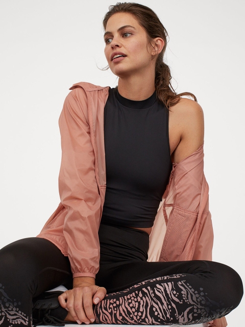 

H&M Women Black Sports Tights Shaping Waist