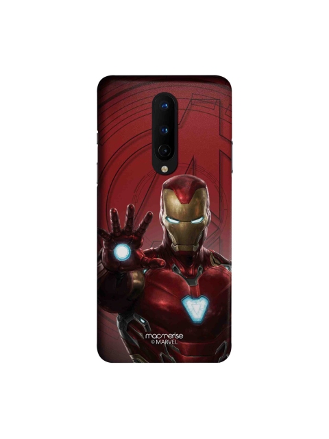 

macmerise Maroon & Black Iron man Mark L Armor OnePlus 8 Polycarbonate Case