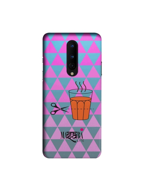 

macmerise Pink & Blue Masaba Cutting Chai OnePlus 8 Back Cover
