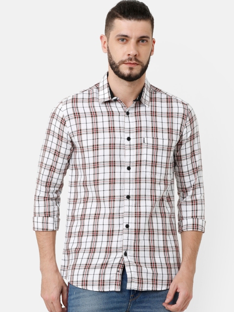 

Voi Jeans Men Multicoloured Slim Fit Checked Casual Shirt, Multi