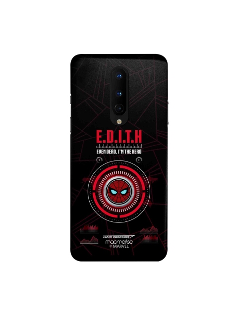 

macmerise Black & Red Hello Edith OnePlus 8 Back Cover