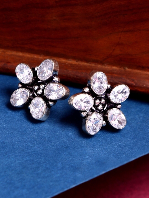 

Infuzze White Floral Studs