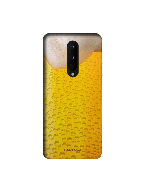 

macmerise Yellow & Beige Chug It OnePlus 8 Back Cover