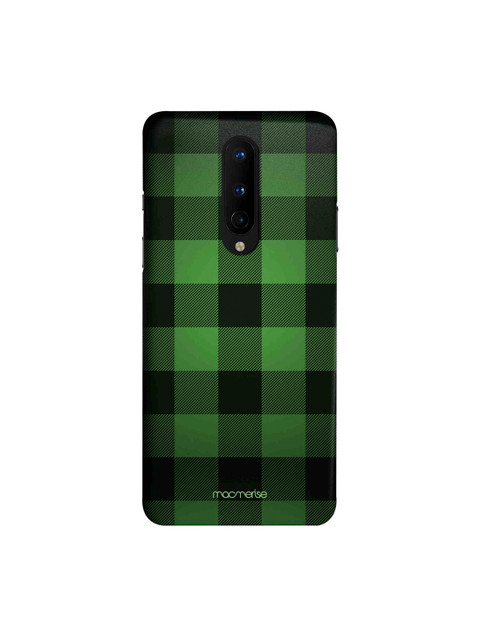 

macmerise Green & Black Checkmate OnePlus 8 Back Cover