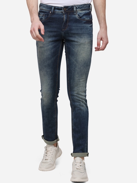 

Greenfibre Men Blue Slim Fit Mid-Rise Clean Look Jeans