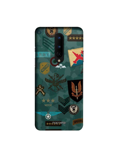 

macmerise Green & Black Roger That OnePlus 8 Back Case