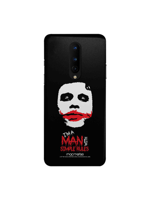 

macmerise Black & White Man With Simple Rules OnePlus 8 Back Cover