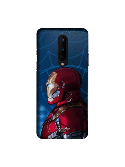 

macmerise Blue & Red Iron Man Side Armor OnePlus 8 Back Cover