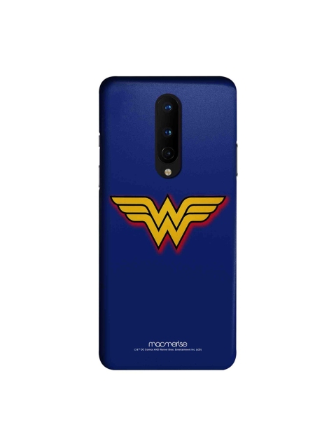 macmerise Blue & Yellow Logo Wonder Woman OnePlus 8 Back Cover