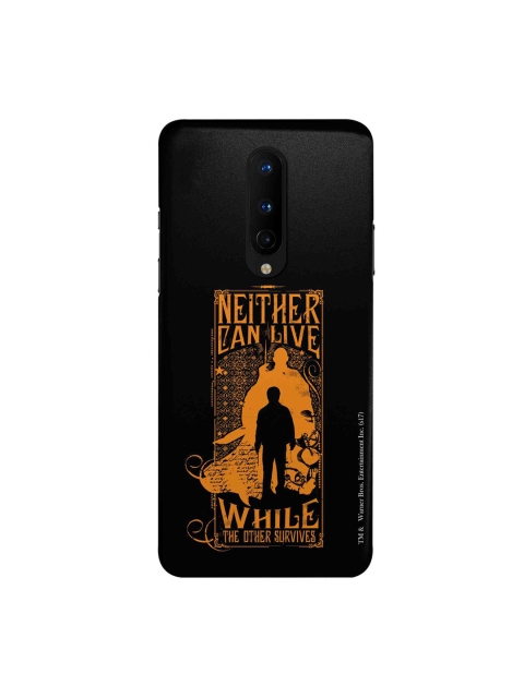 

macmerise Black & Orange Harry Vs Voldemort OnePlus 8 Back Cover