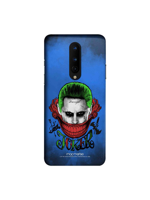 

macmerise Blue & Red Damaged Joker OnePlus 8 Back Cover