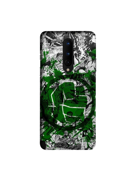 

macmerise Green & Black Marvel Comics Splash Out Hulk Fist OnePlus 8 Back Case