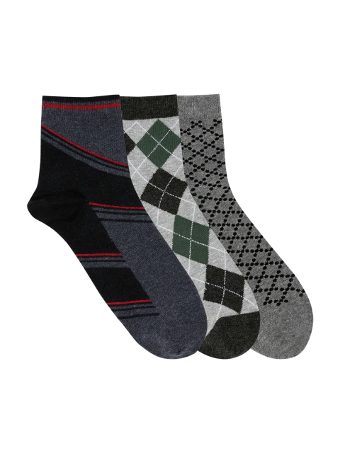 

Mustang Men Pack Of 3 Assorted Above Ankle-Length Socks