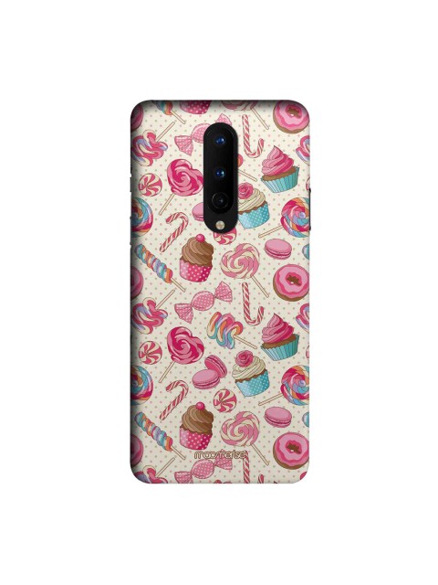 

macmerise Beige & Pink Sugar Rush OnePlus 8 Back Case