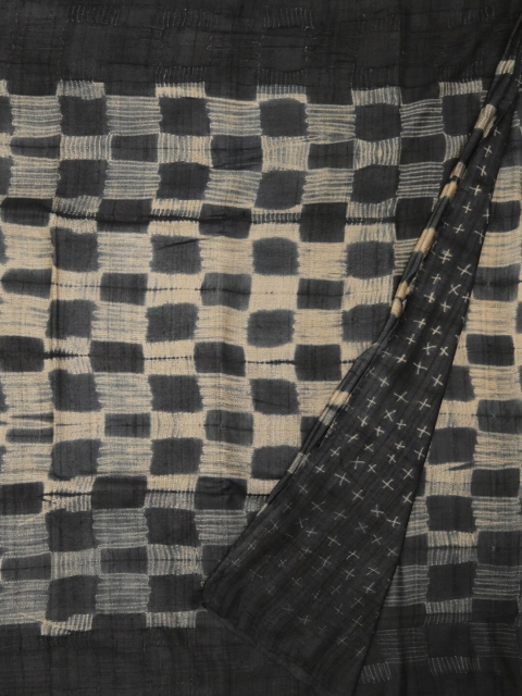 

Pothys Grey & Beige Pure Silk Woven Design Saree