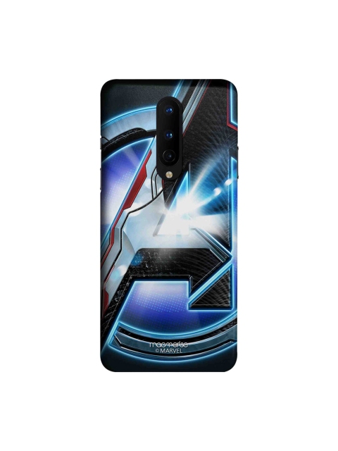

macmerise Blue & Black Marvel Comics Endgame Logo OnePlus 8 Back Case