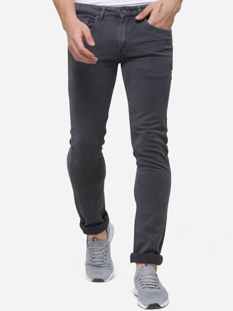 

Greenfibre Men Grey Slim Fit Mid-Rise Clean Look Jeans