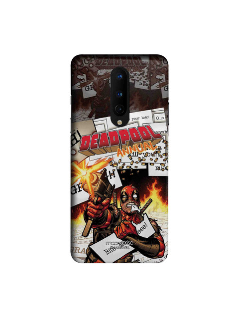 

macmerise Brown & White Comic Deadpool OnePlus 8 Back Cover