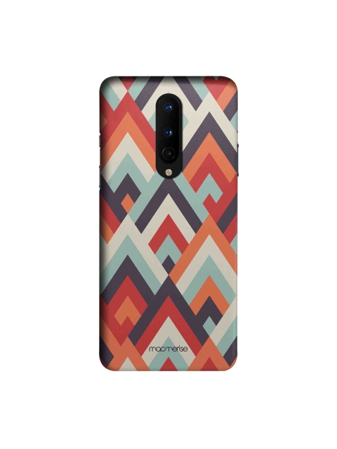 

macmerise Orange & Blue Symmetric Cheveron OnePlus 8 Back Case