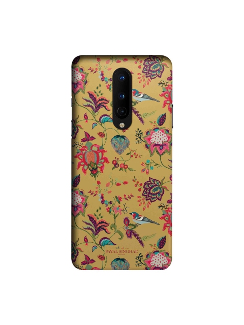 

macmerise Mustard Yellow & Pink Payal Singhal Chidiya OnePlus 8 Back Cover