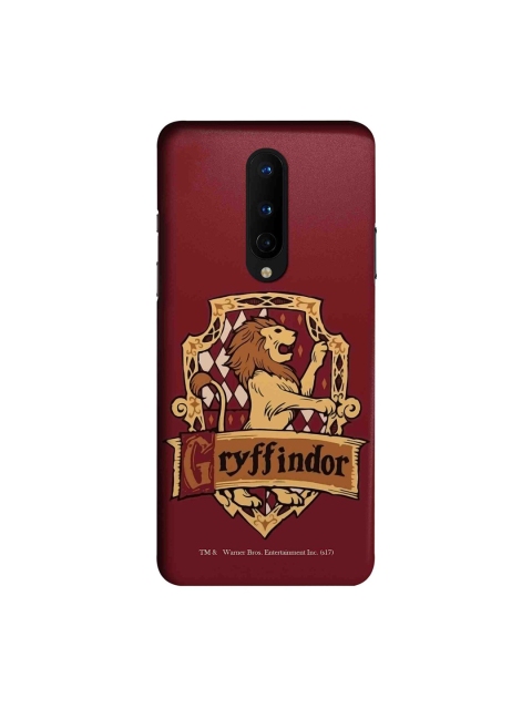 

macmerise Red & Brown Harry Potter Crest Gryffindor OnePlus 8 Back Case