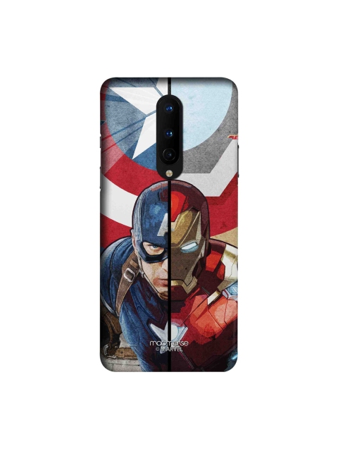 

macmerise Blue & Red Marvel Comics Man Vs Machine OnePlus 8 Back Case