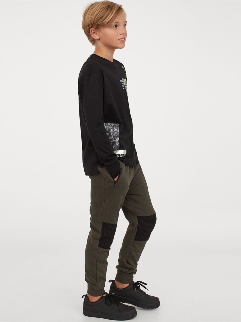 

H&M Boys Olive Green Sweatpants