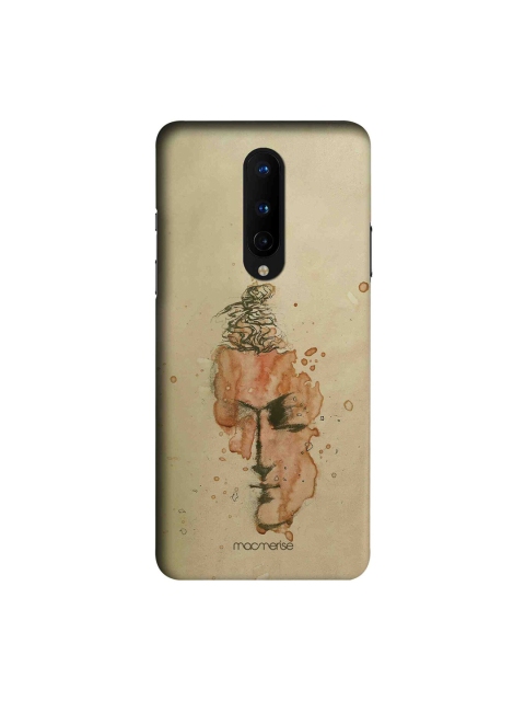 macmerise Beige & Brown Buddha Droplets OnePlus 8 Back Case