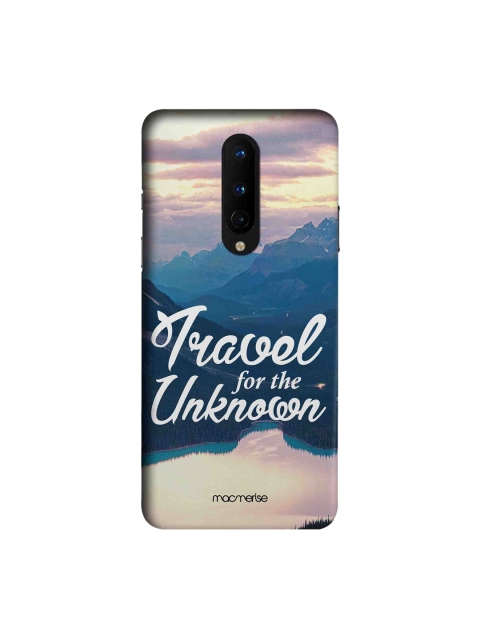 

macmerise Blue & White Travel For The Unknown OnePlus 8 Back Case