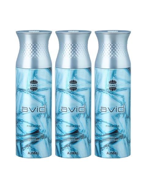 

Ajmal Men Set of 3 Deodorants, Blue