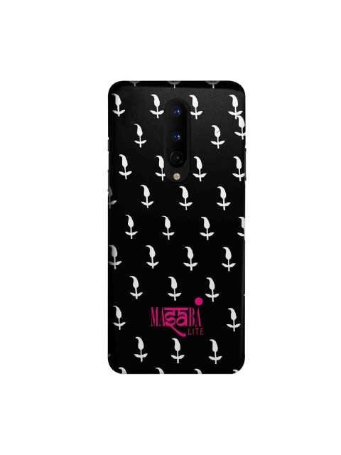 

macmerise Black & White Masaba Leaf Motif OnePlus 8 Back Case