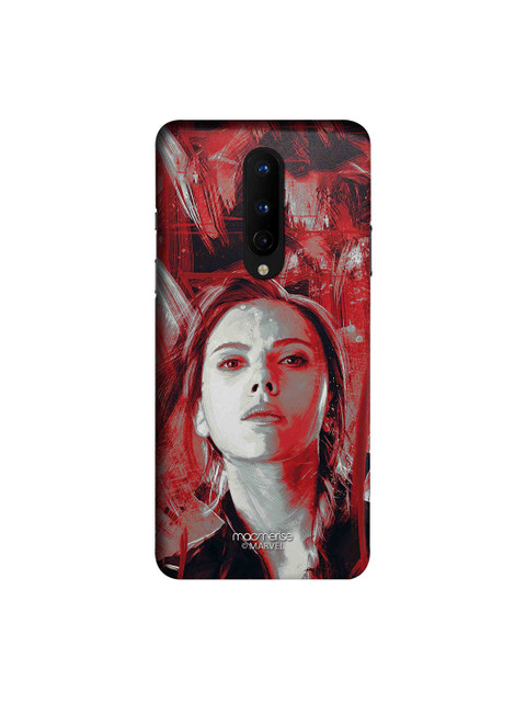 

macmerise Red & Grey Charcoal Art Black Widow OnePlus 8 Back Cover