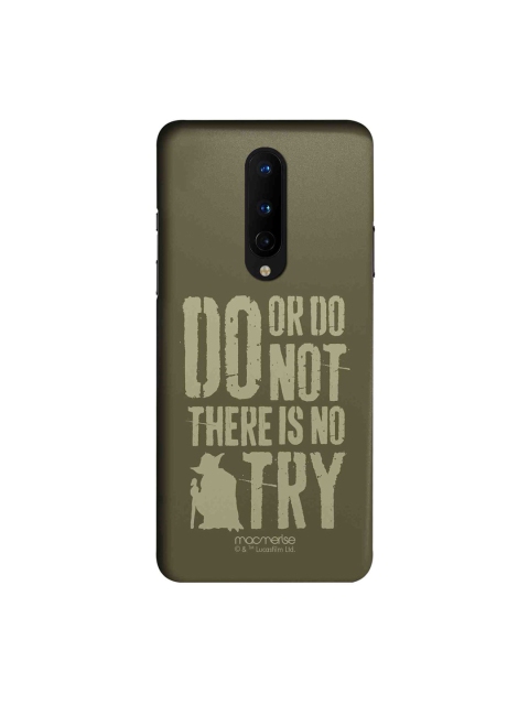 

macmerise Olive Green Star Wars Yoda Theory Back Case OnePlus 8 Back Case