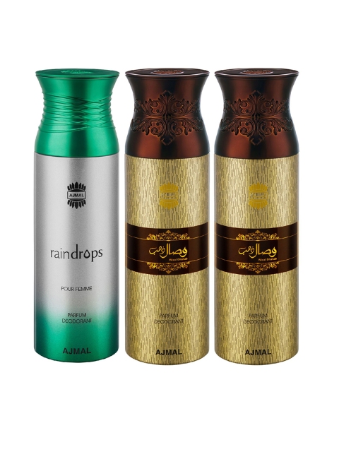 

Ajmal Unisex Set of 3 Deodorant, Multi