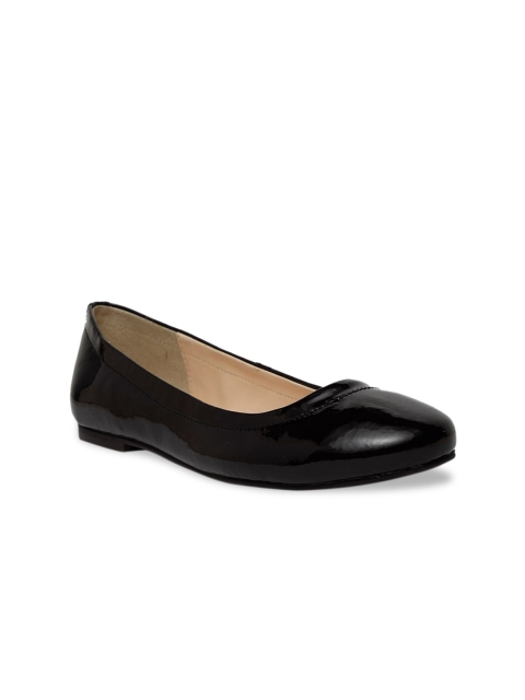 

Woomenia Women Black Solid Ballerinas