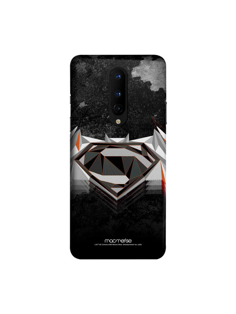 

macmerise Black & Grey DC Comics Men Of Steel OnePlus 8 Back Case