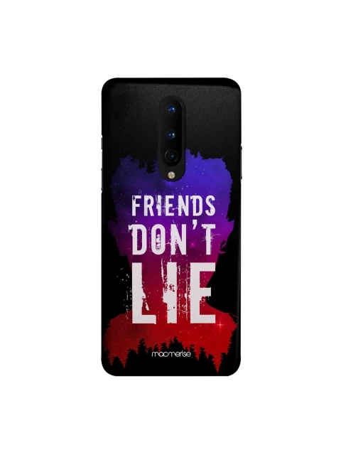 

macmerise Blue & Red Friends Dont Lie OnePlus 8 Back Case